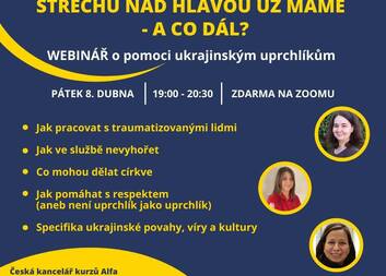 Webinář o pomoci uprchlíkům
