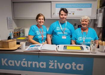 Kavárna života v KNTB zpříjemní čas
