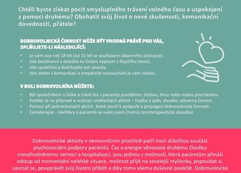 Hradišťská nemocnice hledá dobrovolníky