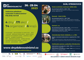 Dny dobrovolnictví začínají za pár dní